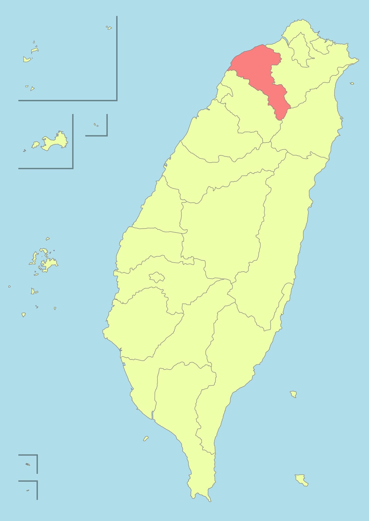 Ταϊβάν taoyuan χάρτης