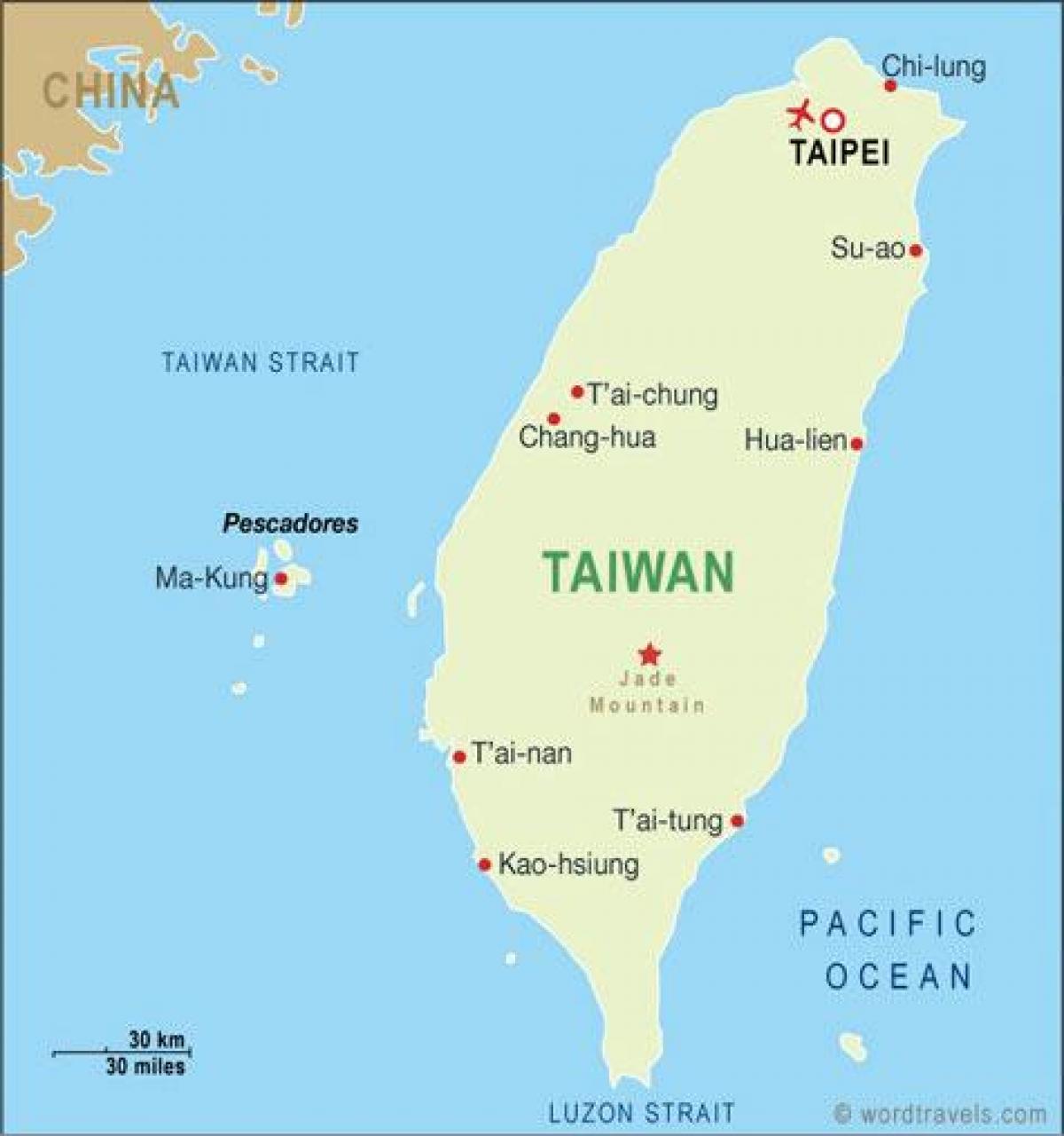 Διεθνές αεροδρόμιο της ταϊβάν ταογιουάν χάρτης