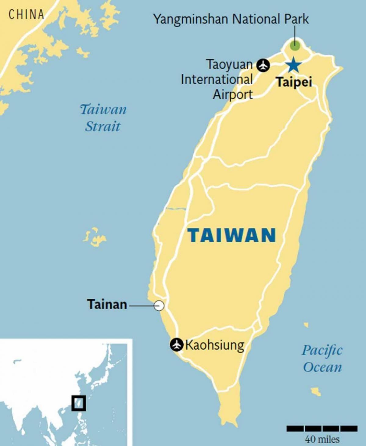 Ταϊβάν, tainan χάρτης