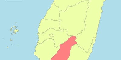Χάρτης της kaohsiung της Ταϊβάν