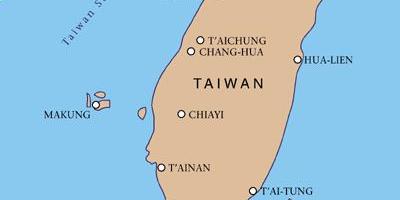 Ταϊβάν διεθνές αεροδρόμιο χάρτης